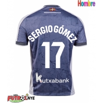 Camiseta Real Sociedad Sergio Gomez #17 Visitante Equipación 2025-26 manga corta